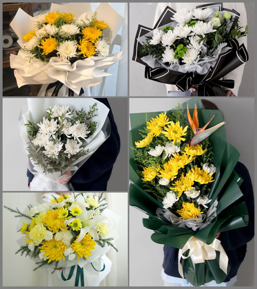 广东江门市恩平市恩城街道米仓村白事花束代送